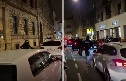 VIDEO Policija po Zagrebu lovi maskirane tipove nakon drame kod Srpskog centra! 'Stani, stoj'
