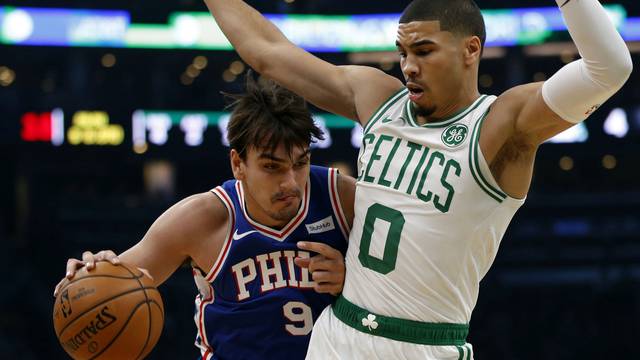 NBA: Philadelphia 76ers at Boston Celtics