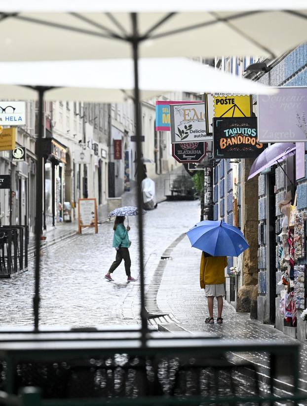 Ljetna kiša u Zagrebu