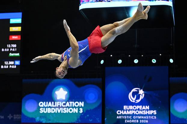 Zagreb: Europsko prvenstvo u muškoj sportskoj gimnastici
