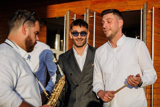 Split: Marko i Iris Livaja na vjenčanju Ivone i Anthonyja Kalika