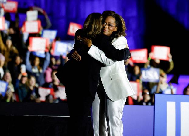 Democratic presidential nominee U.S. Vice President Kamala Harris campaigns in Pennsylvania
