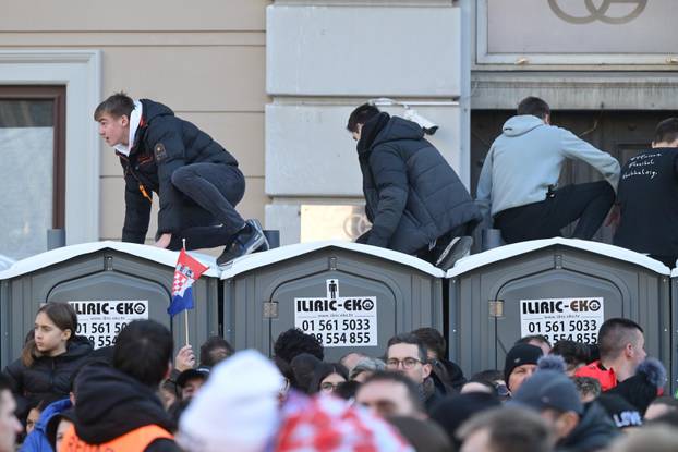 Zagreb: Svečani doček rukometaša nakon osvojenog srebra na Svjetskom prvenstvu