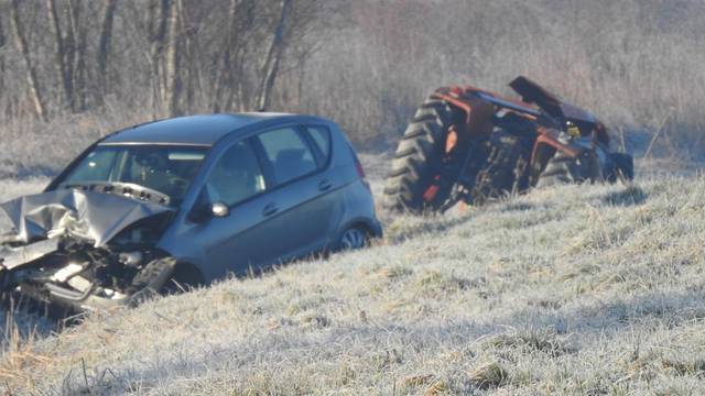 Teška nesreća u Bjelovaru: U sudaru poginuo vozač traktora