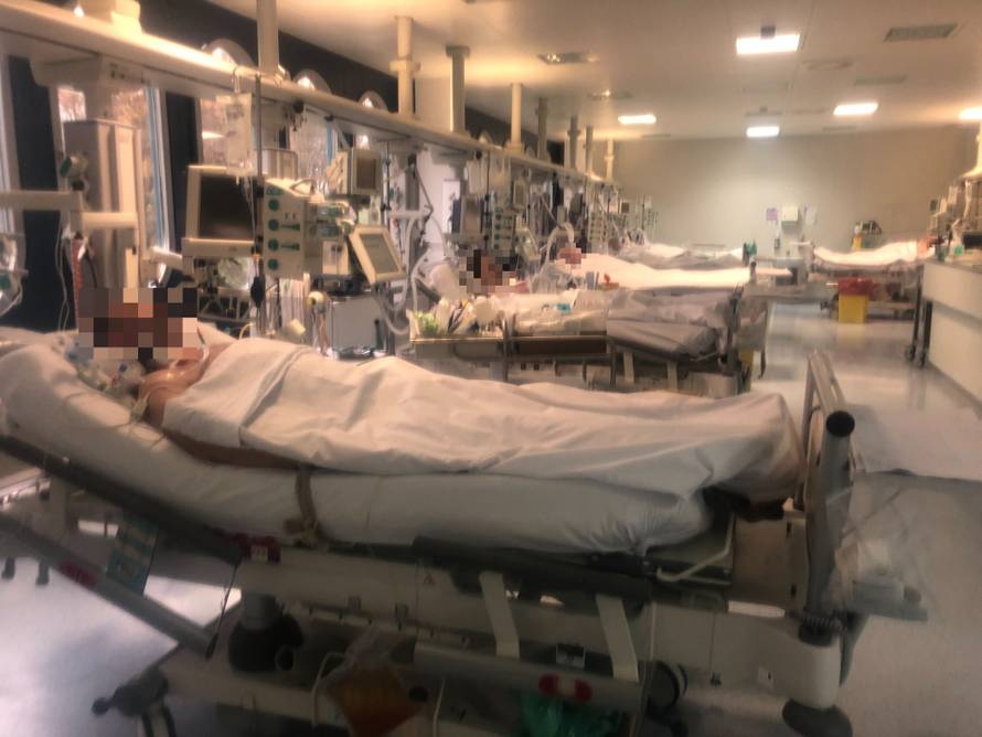 Potresne snimke iz KB Dubrava: Svaki udah im je borba za život