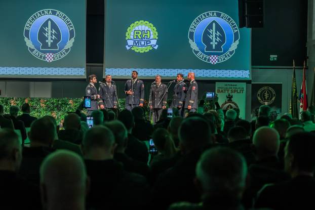 Split: Proslava 35 godina od osnutka postrojbe Specijalne jedinice Policije  BATT Split