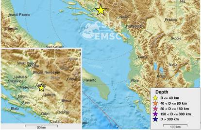 Novi potres zatresao BiH, magnituda je  3.3 po Richteru