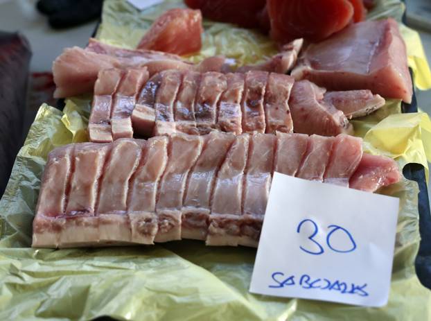 Šibenik: Ponuda ribe na ribarnici