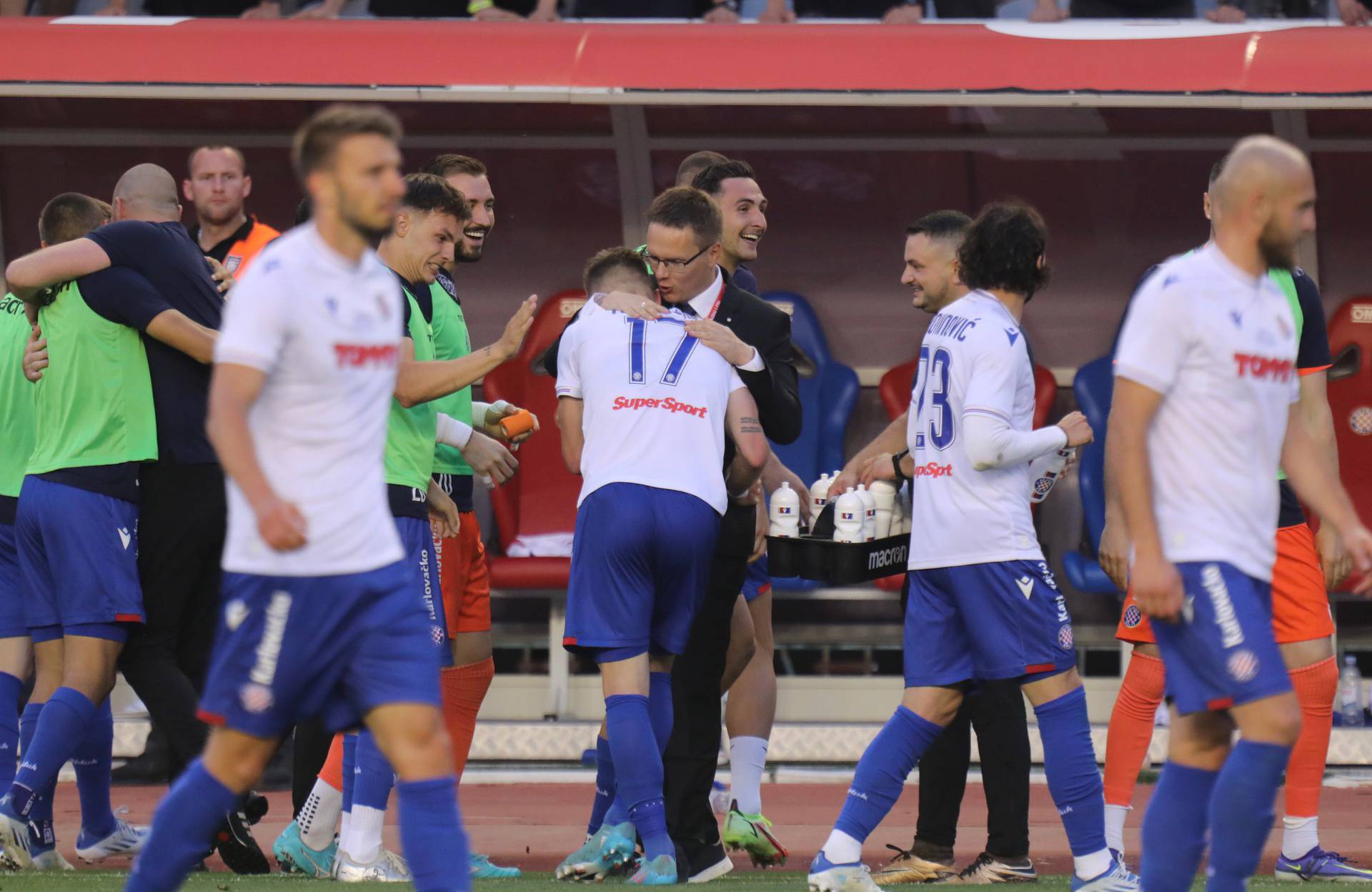 Split: Stadion Poljud, Hajduk je poveo 3:1 na domaćem terenu