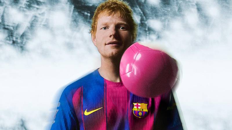 Igrači Barcelone imat će dresove s logom Sheeranovog albuma...