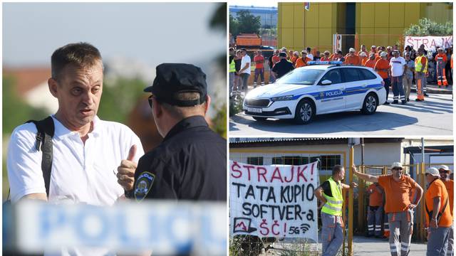 Radnici Ceste Šibenik blokirali su ulazak direktoru Miljkoviću: 'Nije dolazio 7 dana na posao'