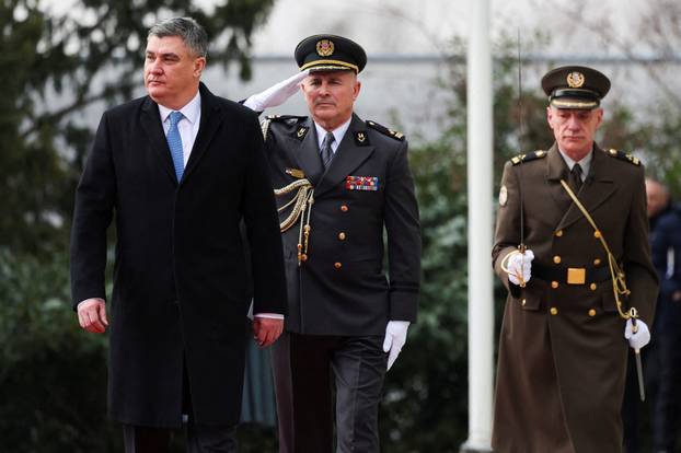 Inauguration of Croatia's President Zoran Milanovic, in Zagreb