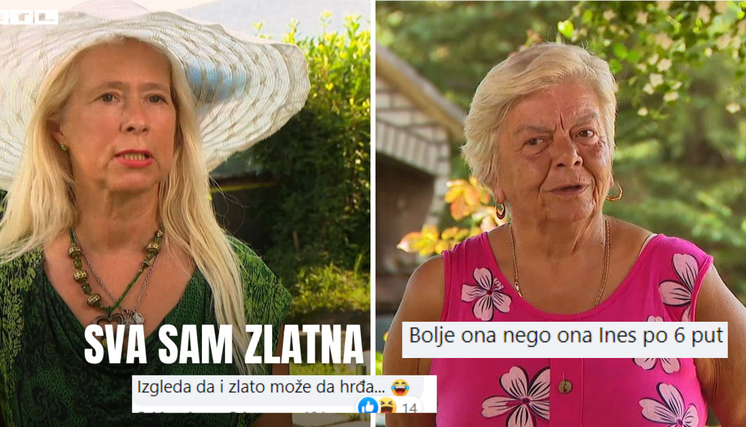 Publika o 'zlatnim djevojkama': 'Rada je ekspert za penziju, a izgleda da i zlato može zahrđati'