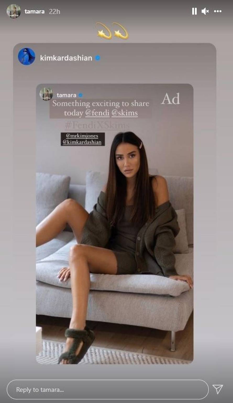 Srpsku influencericu Tamaru na Instagramu promovirala slavna reality zvijezda Kim Kardashian