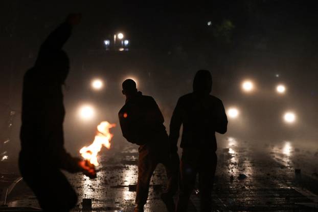Albanian students hold anti-government protest