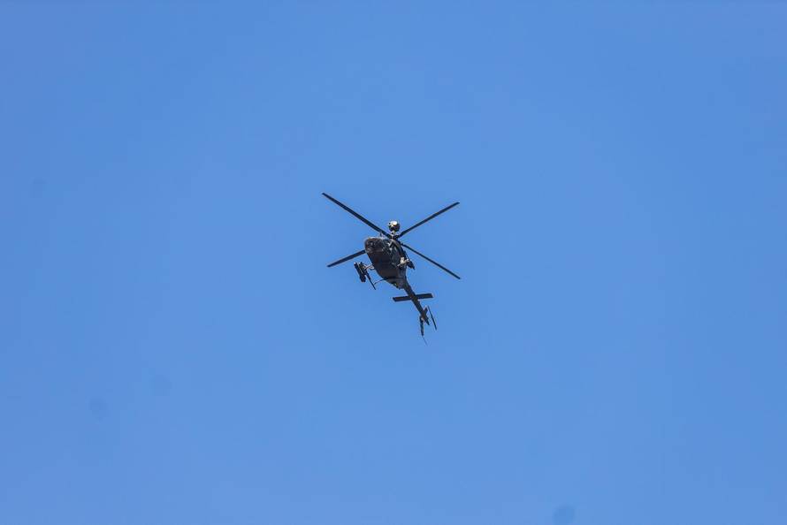 Zagreb: Generalna proba svečanog vojnog mimohoda - zračne snage 