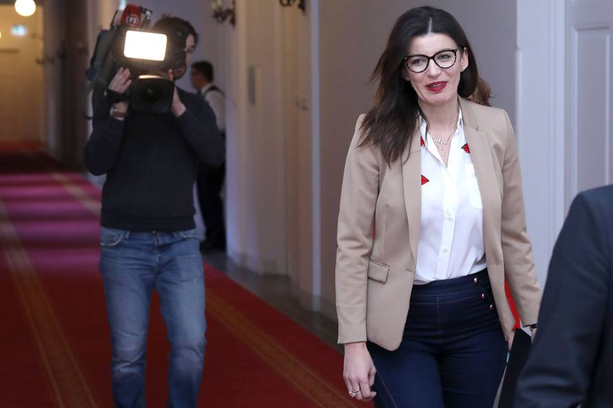 Zagreb: Josipa Rimac doÅ¡la u prostorije kluba zastupnika MOST-a