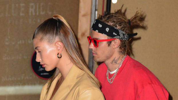 Hailey Baldwin and Justin Bieber Sighting - Los Angeles