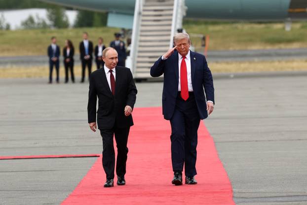 U.S. President Trump meets with Russian President Putin in Alaska