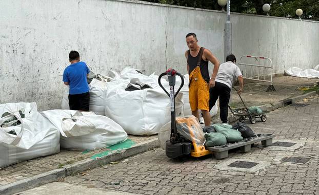 Preparation for Super Typhoon Ragasa in Hong Kong