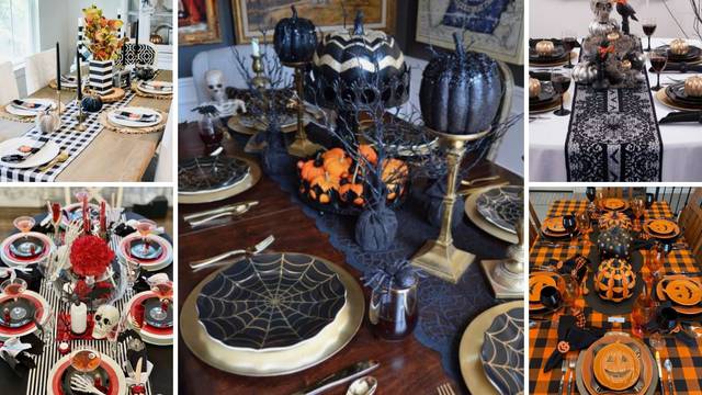 Pripremite i svoj stol za Noć Vještica: 10 ideja za dekoriranje