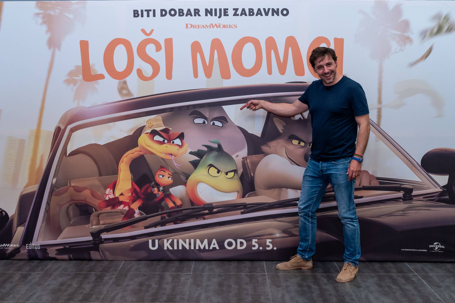 Loši momci se okupili na premijeri animiranog filma