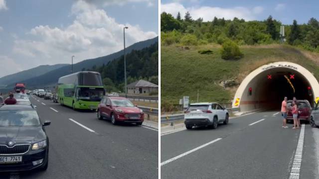 VIDEO Gužve na A1: Zatvaraju tunel Plasina, kolona  na granici