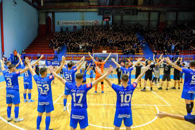 Zagreb: 1. HMNL, 2. kolo: MNK Futsal Dinamo - MNK Torcida