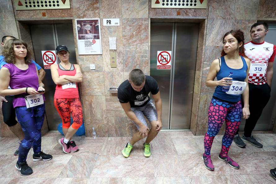 Zagreb: Utrka stepenicama na vrh ZagrepÄanke pod nazivom ZagrepÄanka 512