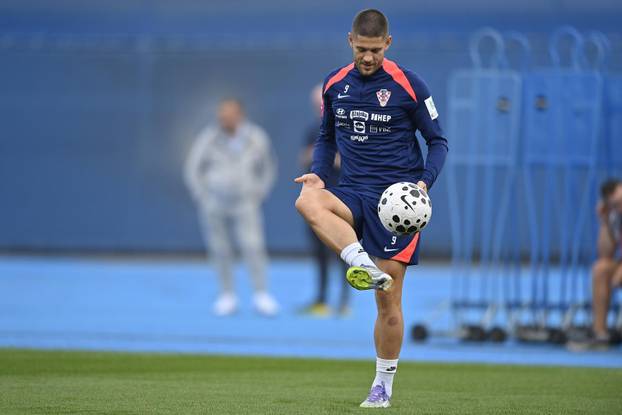 Zagreb: Hrvatski nogometni reprezetativci odradili trening