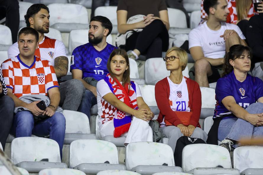 Atmosfera na Poljudu na utakmici između Hrvatske i Španjolske u Ligi nacija