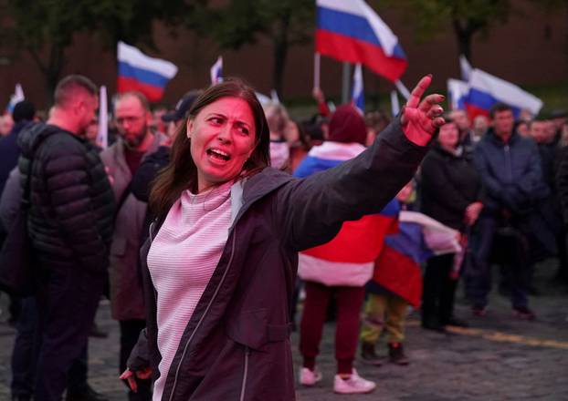 Concert marking Russia's annexation of four Ukrainian territories held in Moscow