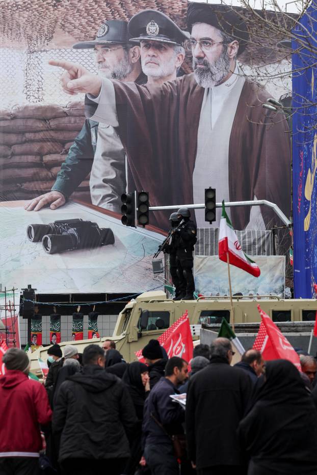 Protest marking the annual al-Quds Day (Jerusalem Day) on the last Friday of the holy month of Ramadan in Tehran
