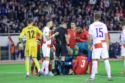 FOTO Sve za Hrvatsku, pa čak i krvave glave! Pogledajte kako su 'vatreni' slavili na Poljudu