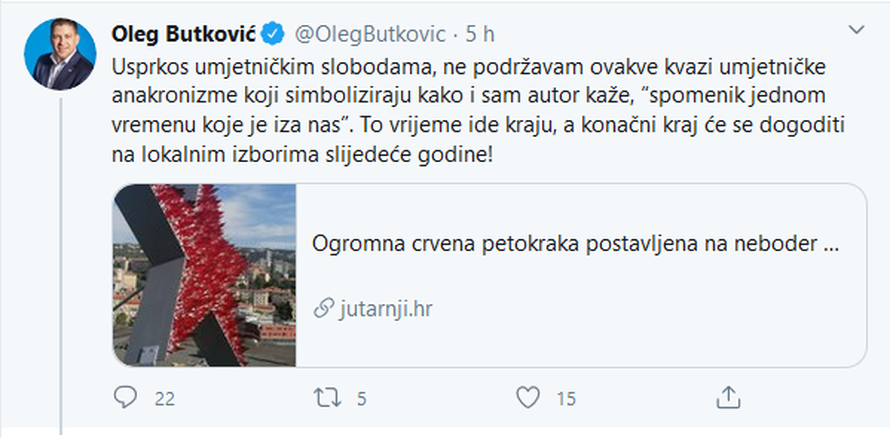 Ne stišavaju se reakcije na Spomenik crvenoj Rijeci: 'To je plitka politička provokacija!'