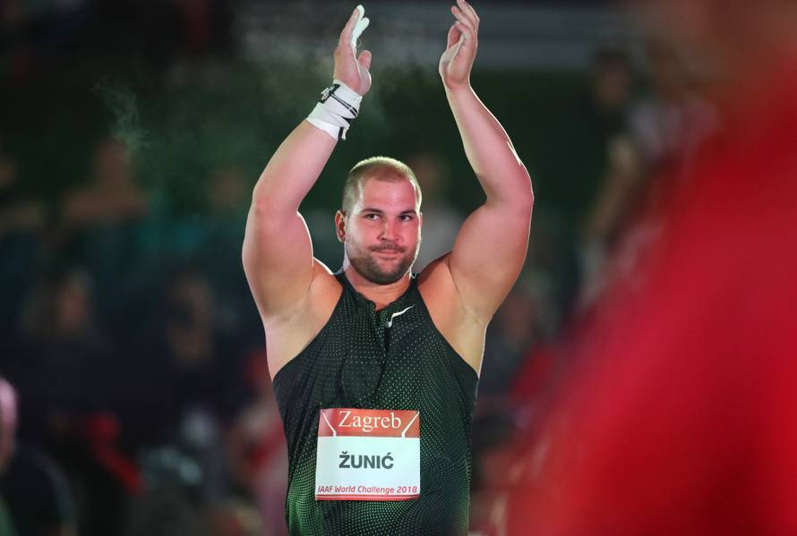 Žunić završio osmi,  u Zagrebu kraj fontana slavio Amerikanac