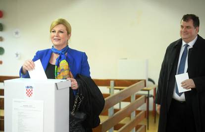 Glasovala je i Kolinda: 'Izađite na izbore, svaki glas je bitan'