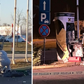 Eksplozija u zoru: U Sesvetama raznijeli bankomat na pumpi!