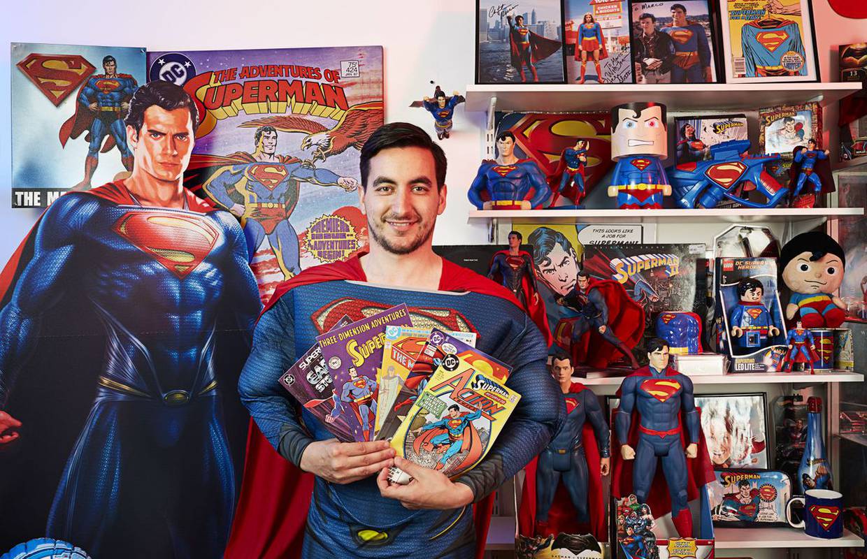 Najvjerniji fan: Marco kod kuće ima 1518 Superman suvenira