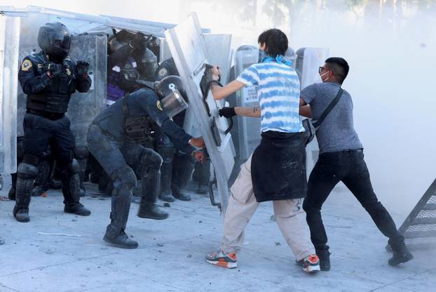 Protest against insecurity and corruption in country, in Mexico City