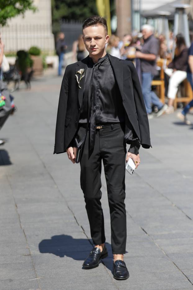 Zagreb: Franko Kovačević, poznat i kao Fashion Franko, prošetao centrom grada