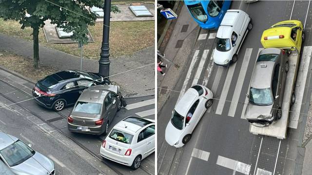 VIDEO Nesreća u Zagrebu: 'Čuo sam prasak, nastao je zastoj'