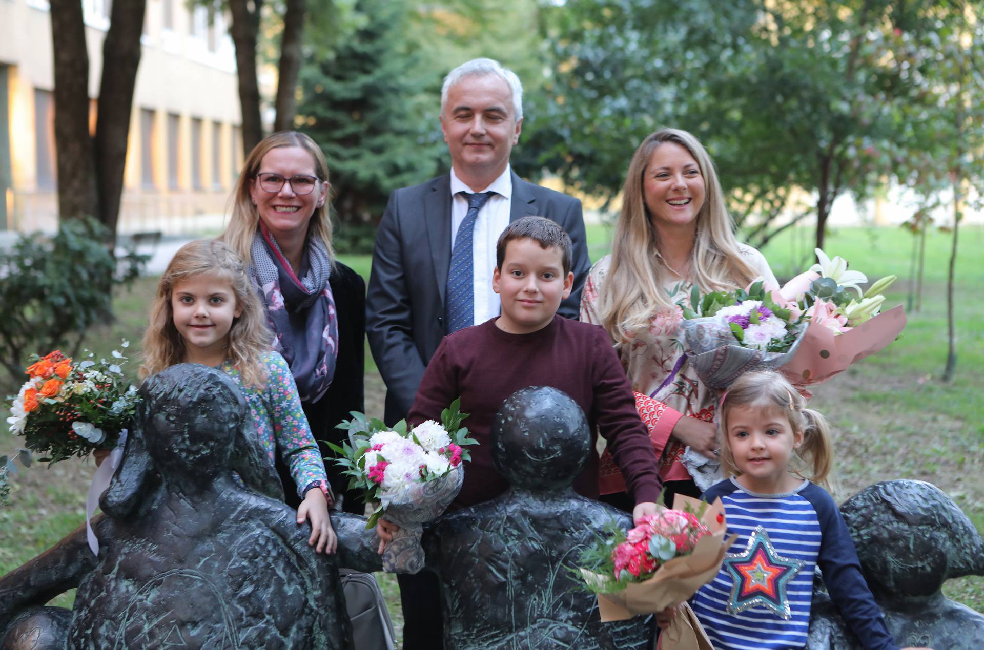 Zagreb: Otvorena skulptura Spomenik djetetu povodom Dana Učiteljskog fakulteta