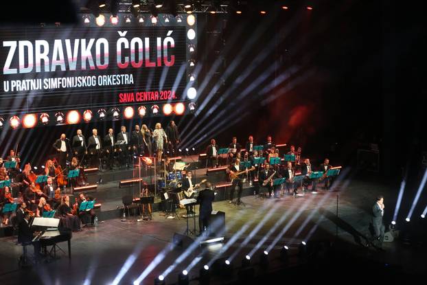 Beograd: Nastup Zdravka Čolića u pratnji Simfonijskog orkestra na svečanom otvorenju  Plave dvorane Sava Centra 