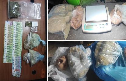Heroin, 'trava', kokain... Dileru u Šibeniku našli hrpu droge