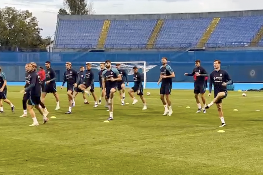 trening Hrvatske nogometne reprezentacije