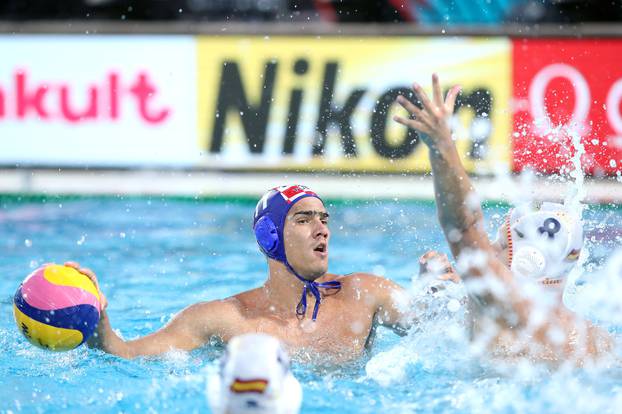 FINA Svjetsko prvesntvo u vaterpolu, polufinale, Španjolska - Hrvatska