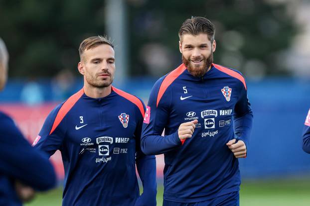Zagreb: Trening hrvatske nogometne repreznetacije