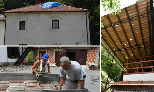 Ribnik pretrpio velike štete: Led veličine loptica  oštetio kuće, nedostaje materijala za obnovu