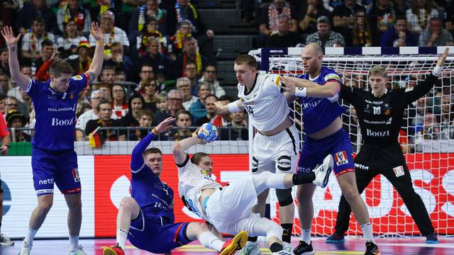 EHF 2024 Men's European Handball Championship - Main Round - Germany v Iceland